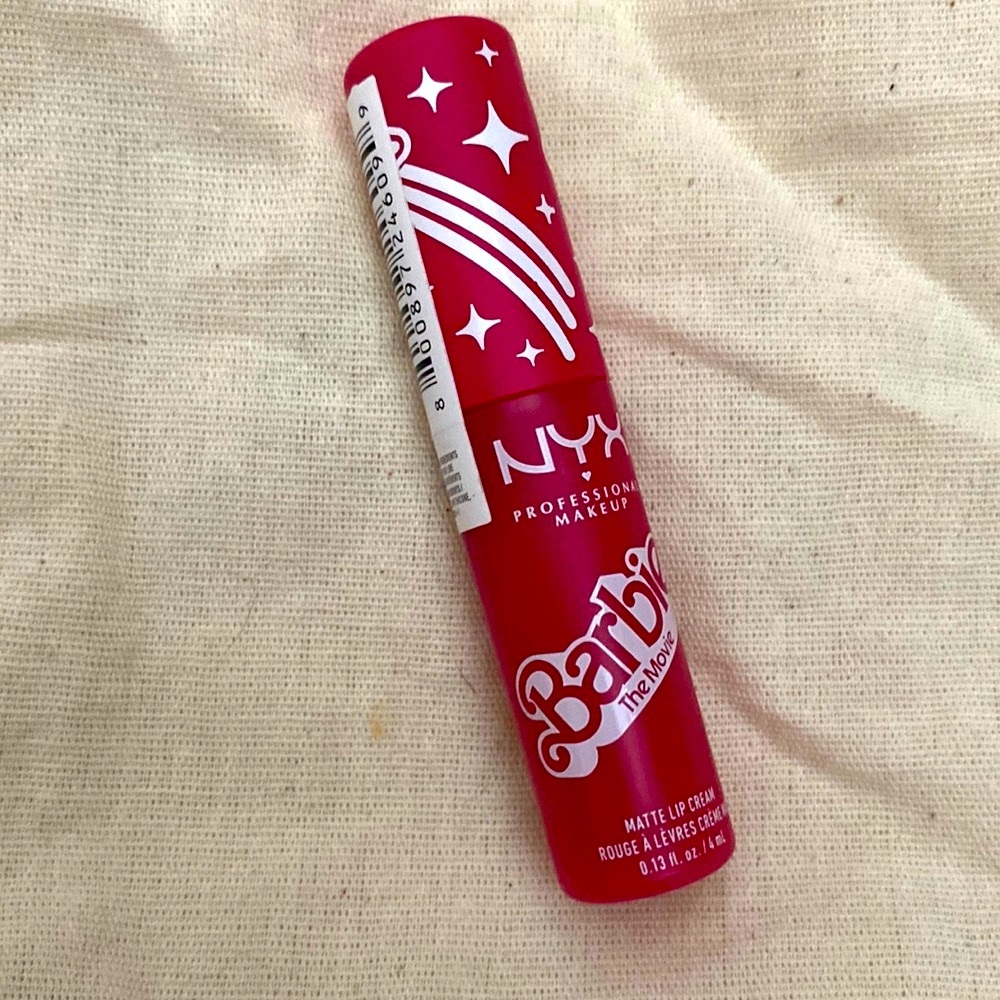 NYX Barbie matte lip cream in “perfect day pink” 💖